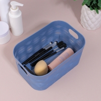 Органайзер для хранения «WAVE», с ручками, 1 секция, 19,5 × 12,5 × 9,2 см, цвет МИКС Органайзер для хранения «WAVE», с ручками, 1 секция, 19,5 × 12,5 × 9,2 см, цвет МИКС