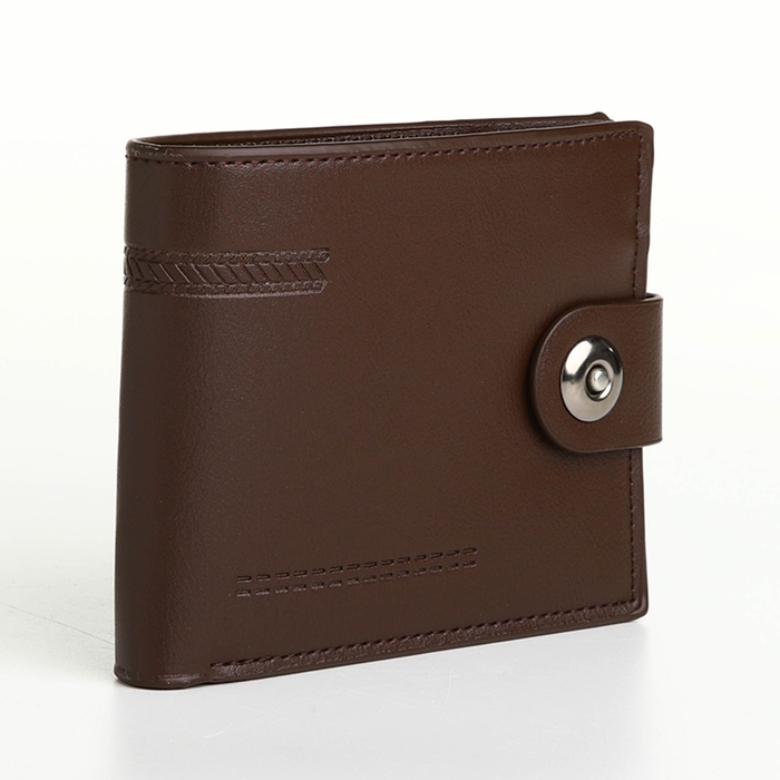 Портмоне мужское на магните, отдел для карт, монет, цвет коричневый Портмоне мужское на магните, отдел для карт, монет, цвет коричневый