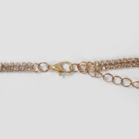 Колье «Голливуд» водопад, 6 рядов, цвет белый в золоте, 30 см Колье «Голливуд» водопад, 6 рядов, цвет белый в золоте, 30 см