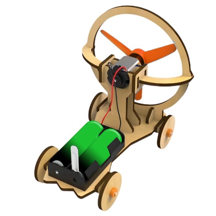 Конструктор электронный &laquo;Аэромобиль&raquo;, работает от батареек