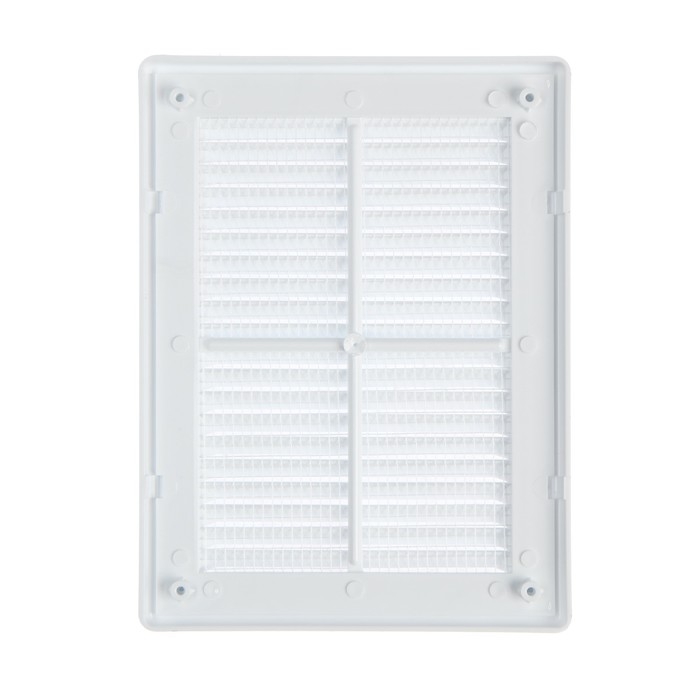 Решетка вентиляционная "КосмоВент" ЛР150, 150 х 200 мм, с сеткой, разъемная