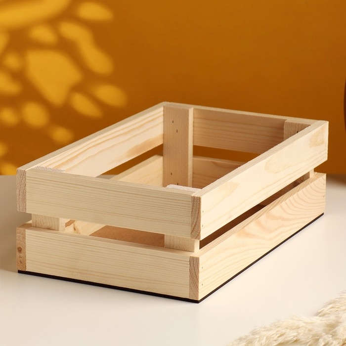 Набор ящиков деревянных Набор ящиков деревянных "3 в 1" (30,5х18,5х10; 26х16х9,5; 21х13х9) см натуральная сосна