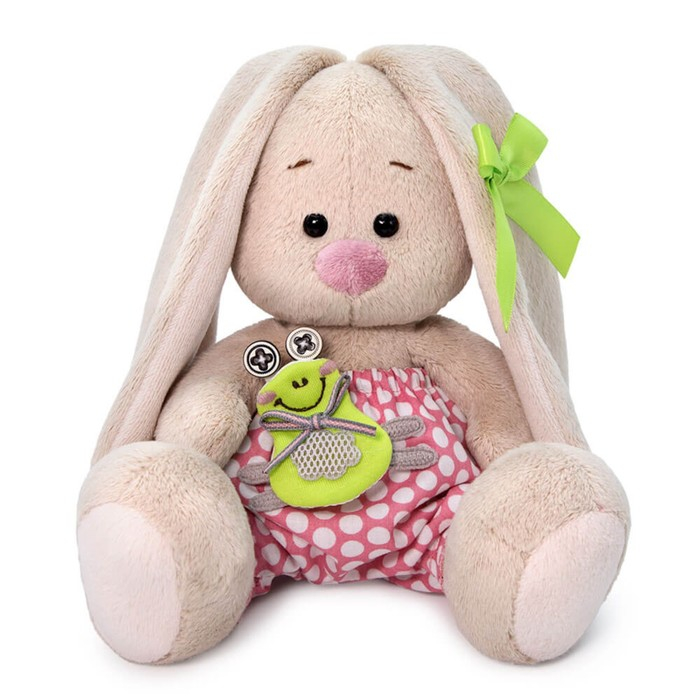 Мягкая игрушка «Зайка Ми», с лягушонком, 15 см Мягкая игрушка «Зайка Ми», с лягушонком, 15 см