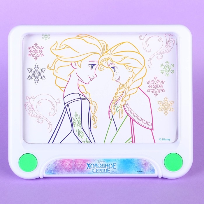 3D-планшет для рисования &laquo;Холодное сердце&raquo;, неоновые маркеры, световые эффекты, с карточками