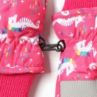 Варежки зимние детские MINAKU, цвет малиновый, 15см