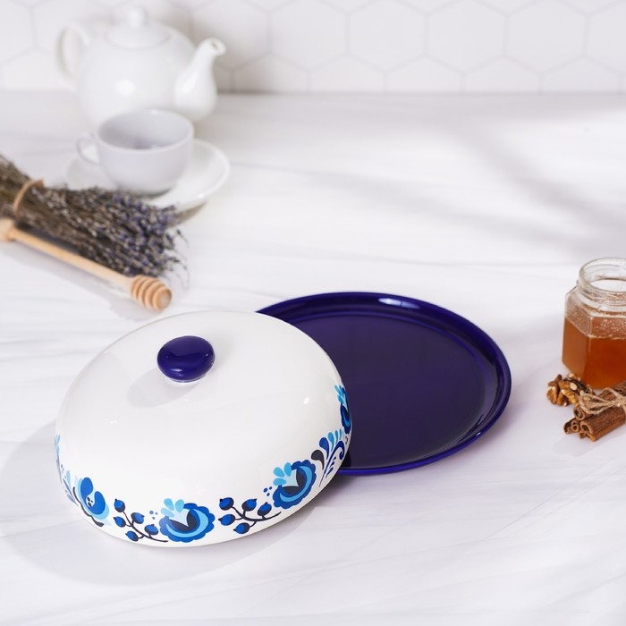 Блинница Доляна &laquo;Свиристель&raquo;, d=23 см, цвет белый