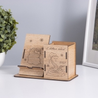 Органайзер настольный "Змейка с мешком" 18х12,5х9 см (набор 8 деталей) Органайзер настольный "Змейка с мешком" 18х12,5х9 см (набор 8 деталей)