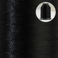 Нитки обувные, 170Л, 150 м, цвет чёрный, цена за 1 штуку Нитки обувные, 170Л, 150 м, цвет чёрный, цена за 1 штуку