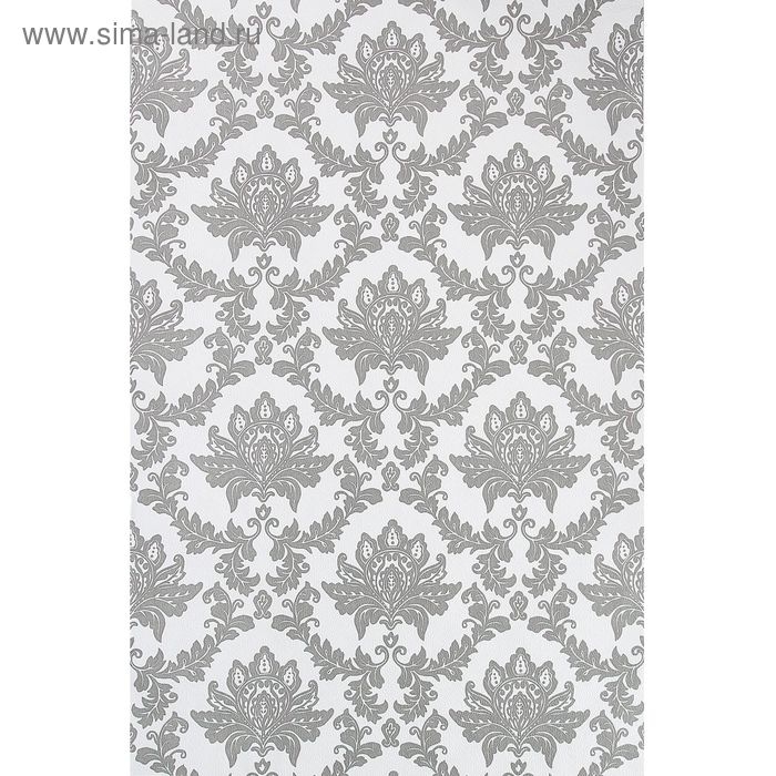 Обои бумажные "Каролина", черные (0.53 x 10.05 м)