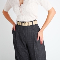 Ремень женский, ширина 3,5 см, пряжка металл, цвет бежевый Ремень женский, ширина 3,5 см, пряжка металл, цвет бежевый