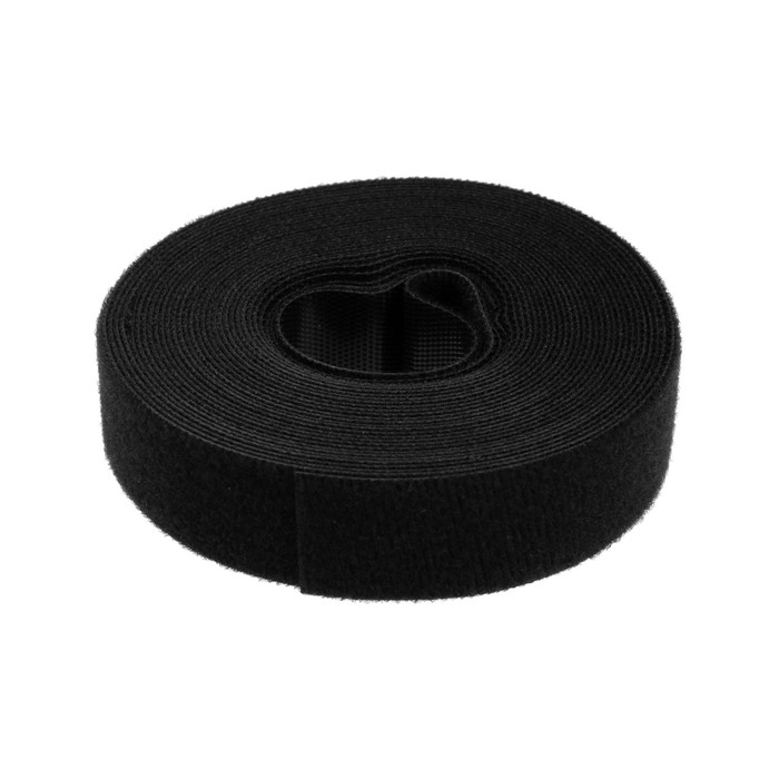 Лента-липучка для проводов 5000Х20Х1,5 мм ТУНДРА, цвет черный, 1 шт. Лента-липучка для проводов 5000Х20Х1,5 мм ТУНДРА, цвет черный, 1 шт.