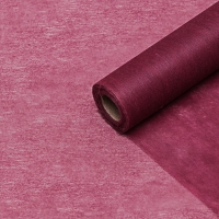Фетр для декора и флористики, однотонный, бургундский, красный, рулон 1шт., 50 см x 15 м Фетр для декора и флористики, однотонный, бургундский, красный, рулон 1шт., 50 см x 15 м