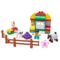 Конструктор &laquo;Деревенский дворик и его обитатели&raquo;, 29 деталей