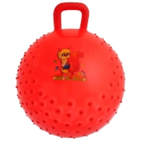 Мяч-прыгун с ручкой &laquo;Сказочные истории&raquo;, массажный, d=45 cм, 350 г, цвета МИКС