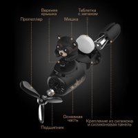 Ароматизатор в воздуховод, Мишка пилот, 5 ароматов Ароматизатор в воздуховод, Мишка пилот, 5 ароматов