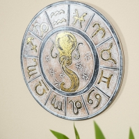 Панно резное МДФ "Водолей", 30х30х2 см