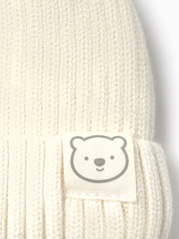 Шапка Крошка Я, р. 44-46 см, 1 год, молочный