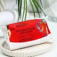 Мыло туалетное "ММК", ординарное, клубничное, 100 г