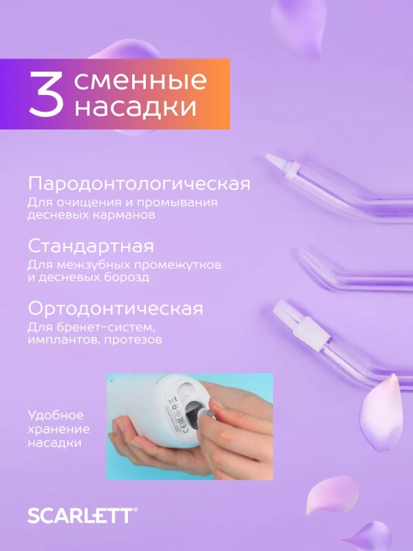 Ирригатор для зубов портативный SC-WF03