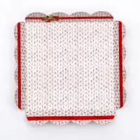 Коробка для печенья, &laquo;Новогодние игрушки&raquo;, 12&times;12&times;3, Новый год