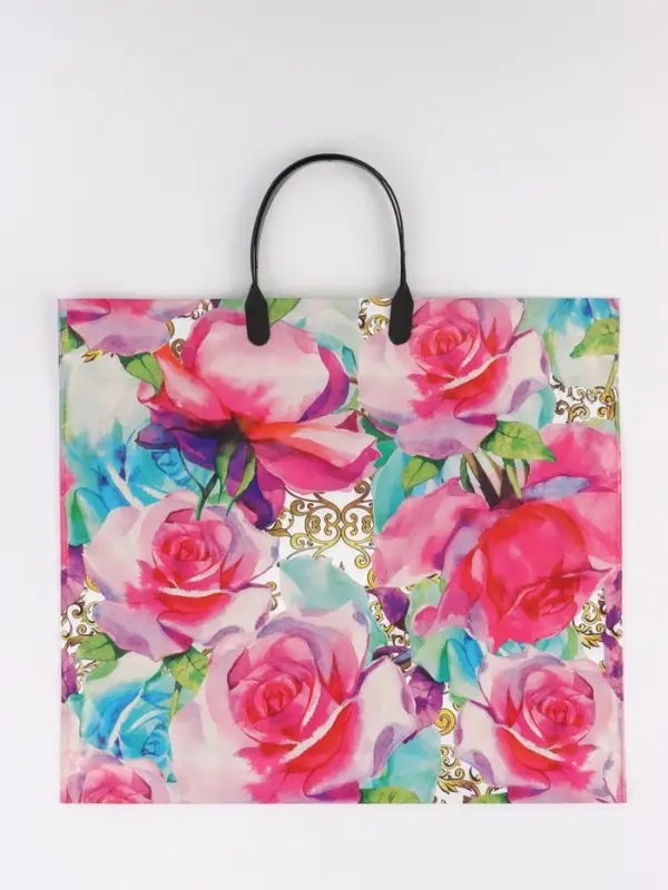 Пакет "Матисс", полиэтиленовый с пластиковой ручкой, 38 х 34 + 3 см, 90 мкм