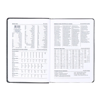 Ежедневник недатированный, обложка ПВХ, формат А5, 140 л, клетка, с хлястиком, Черный Ежедневник недатированный, обложка ПВХ, формат А5, 140 л, клетка, с хлястиком, Черный