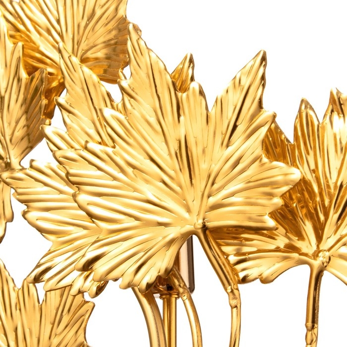 Бра "Клен" 1хЕ14 40Вт золото 55х55х15 см