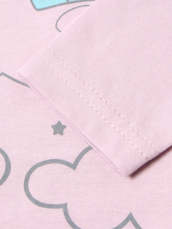 Лонгслив для девочки, цвет сиреневый, рост 86 см