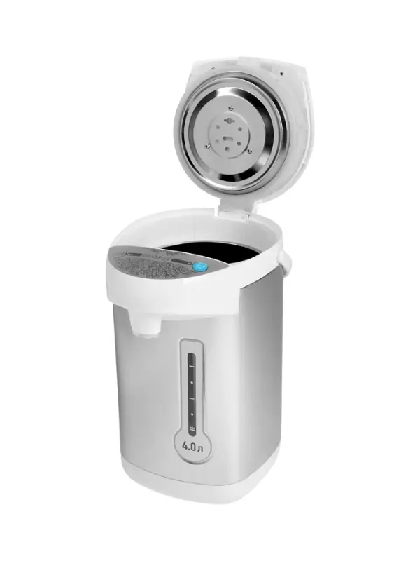 Термопот Energy TP-619, 750 Вт, 4 л, серебристо-белый