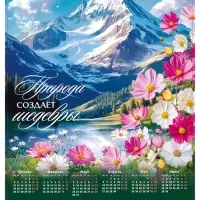 Календарь 2026 &laquo;Природа лучший художник&raquo;, А2