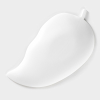 Блюдо для фруктов Доляна &laquo;Золотой лист&raquo;, 31&times;17&times;3 см, цвет белый