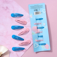 Заколки для волос &laquo;Бьюти&raquo;, 7 шт, 5 х 1 х 0,1см