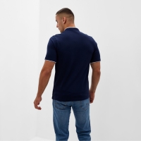 Футболка (поло) мужская MINAKU REGULAR FIT: цвет тёмно-синий, р-р 44