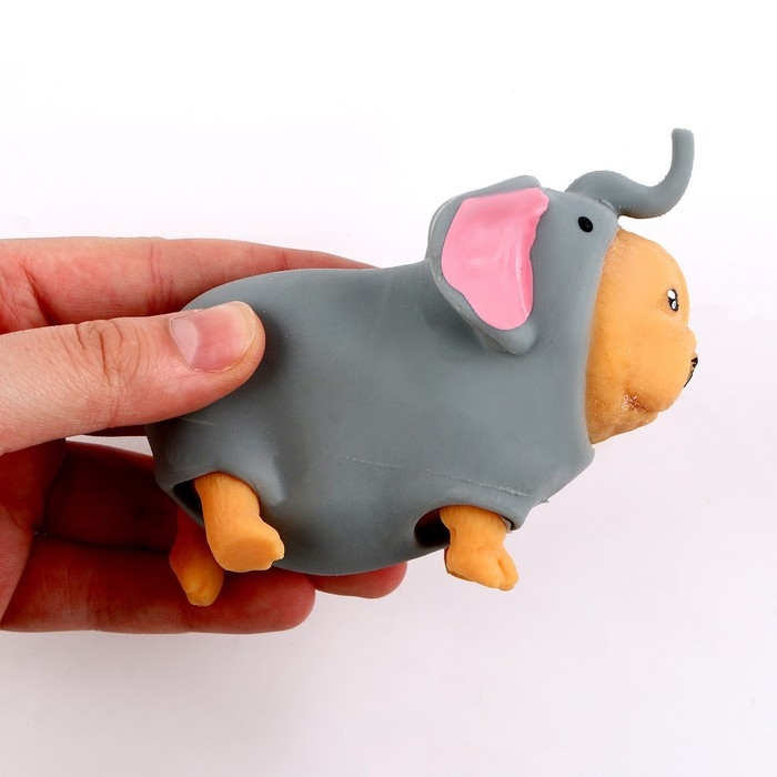 Антистресс сквиш мялка «Пёсики», с песком, цвета МИКС, в шоубоксе, тянучка Антистресс сквиш мялка «Пёсики», с песком, цвета МИКС, в шоубоксе, тянучка