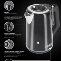 Чайник электрический умный PWK 1746 CAD Wi-Fi IQ Home