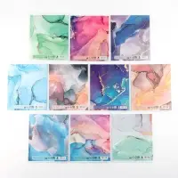 Тетради предметные, 36 л., набор из 10 шт., блок №1 &laquo;Разноцветный мрамор&raquo;