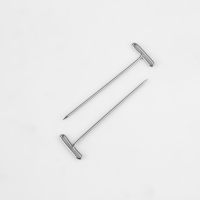 Булавки портновские, Т-образные, 45 мм, 50 шт, цвет серебряный