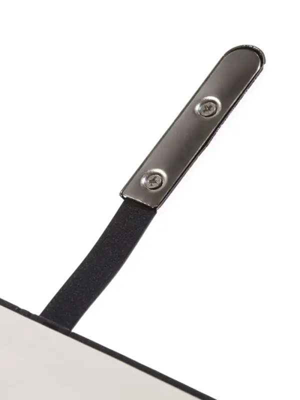 Ежедневник недатированный формат А5, с хлястиком, 112л, линия, пвх, Узор Черный