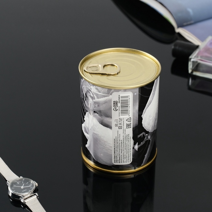 Подарочные носки в банке &laquo;С нежностью&raquo;, (внутри носки женские, цвет белый)