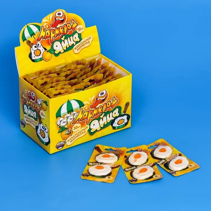 Мармелад жевательный &laquo;Яйца&raquo;, 8 г