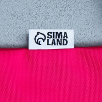 Мешок для обуви, розовый, два вида ручек, текстиль 30&times;40 см