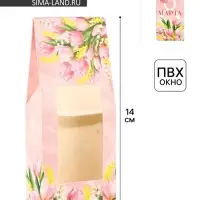 Коробка складная &laquo;8 Марта&raquo;, 14 х 5.5 х 3.5 см