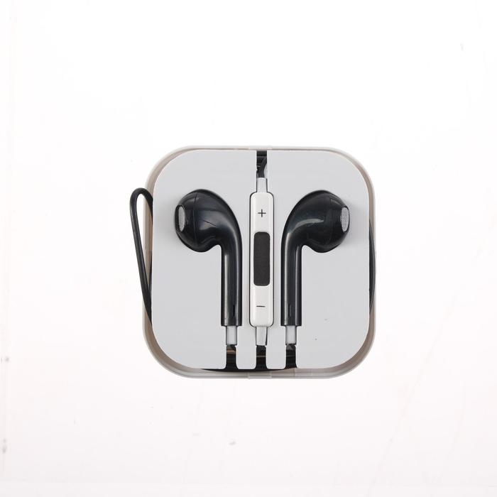 Наушники Luazon VBT 1.2, вкладыши, микрофон, чёрные