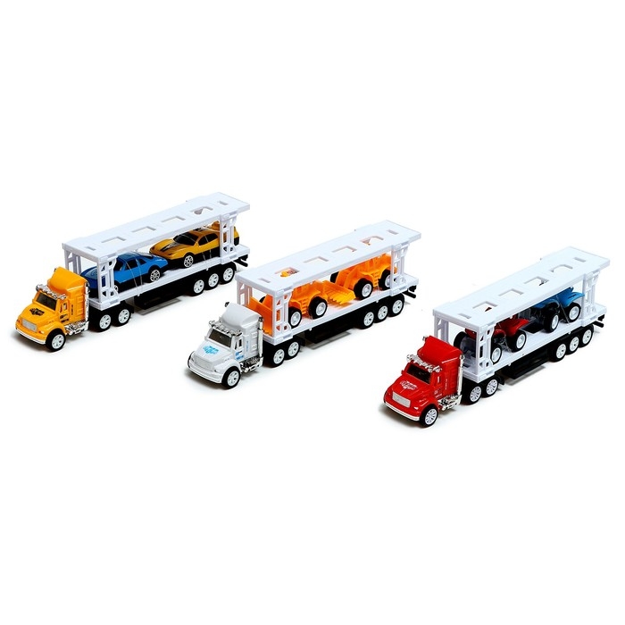 Набор инерционных грузовиков &laquo;Автовоз&raquo;, в наборе 3 шт