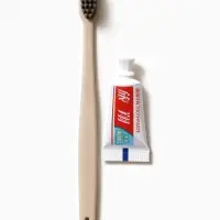 Зубной набор в пакете: зубная щетка 16 см + зубная паста 3 гр.