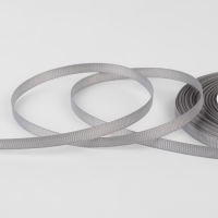 Лента репсовая, 6 мм, 23 &plusmn; 1 м, цвет светло-серый №3