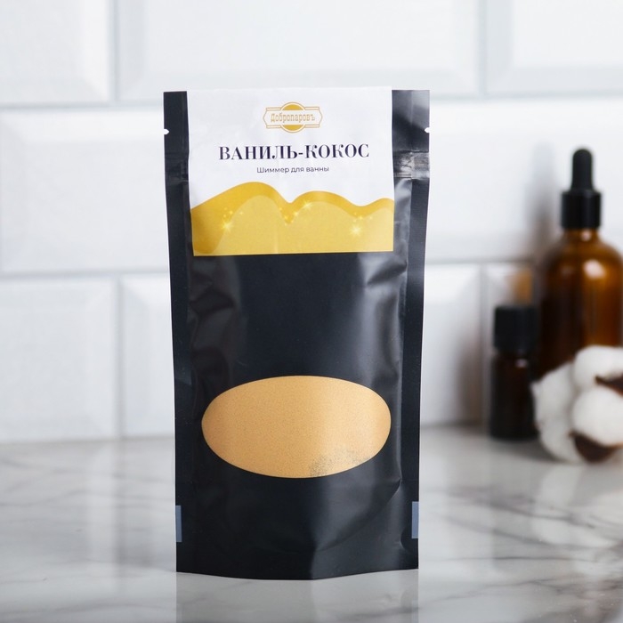Шиммер для ванны Шиммер для ванны"Ваниль-Кокос" золотой 150 г