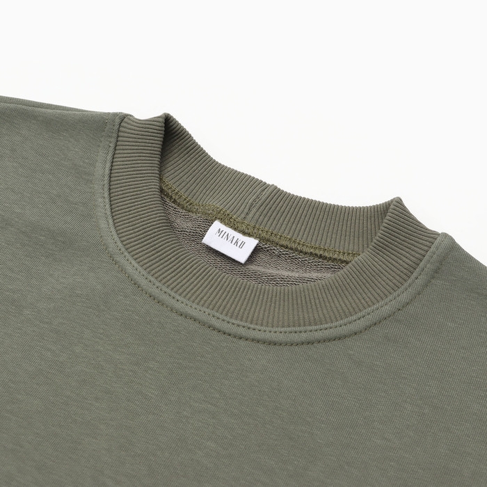 Футболка мужская MINAKU: Basic line MAN цвет хаки, размер 46