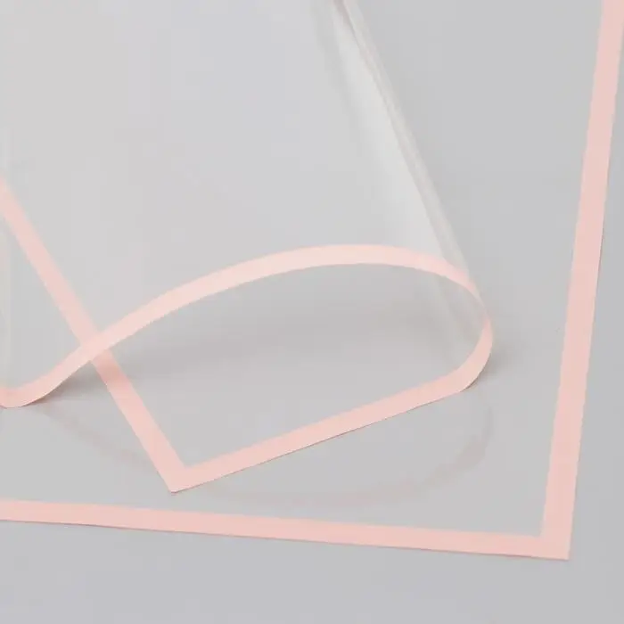 Пленка глянцевая для декора и флористики &laquo;Полоса&raquo;, бежевая, 58&times;58 см