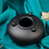 Глюкофон - музыкальный инструмент, черный, 8 лепестков, 15 х 9 см Глюкофон - музыкальный инструмент, черный, 8 лепестков, 15 х 9 см